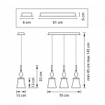 Подвесной светильник Lightstar 806030 Escica