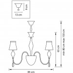 Люстра подвесная Lightstar 806080 Escica