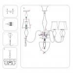 Люстра подвесная Lightstar 806080 Escica