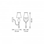 Светильник бра Lightstar 806610 Escica