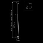 Плафон к светильникам LS 807xxx серии Punto 50*50мм (25мм посадка)
