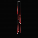 Подвесной красный светильник Lightstar 807082 Punto