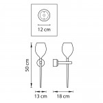 Светильник бра Lightstar 807617 Meta duovo