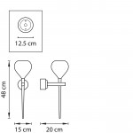 Светильник бра Lightstar 808657 Forma