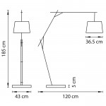 Торшер Lightstar 808717 Sesso