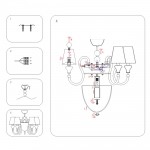 Люстра потолочная Lightstar 809056 Otto