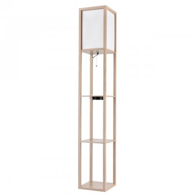 Торшер деревянный с полочками Lumion 8091/1F PRACTIC бук