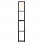 Торшер деревянный с полочками Lumion 8093/1F PRACTIC черный