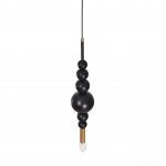 8106/1 MODERNI LN черный/золото, металл Подвес E14 40W 220V NANA