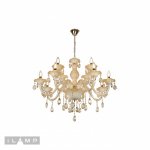 Подвесная люстра iLamp 81072-8+4 Белая