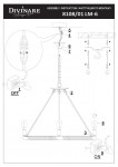 Светильник подвесной Divinare 8108/01 LM-6 PAULA