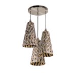 Светильник ЭкономСвет 8109/3 SN WT+BK