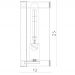 Светильник настенный Divinare 8110/03 AP-1 FOSCHIA