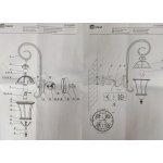 Светильник уличный настенный Mw light 811020401 Сандра