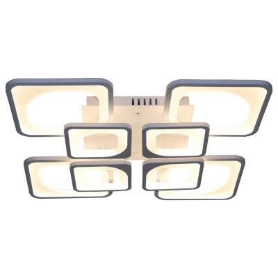 Светильник диммируемый КВАДРО белый d68 h13 Led 96W (3000K-6000К) с пультом ДУ Kink light 8111