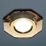 Светильник Elektrostandard 8120 BR-GD коричневый/золото 