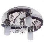 Светильник ЭкономСвет 8121/6+3WT+CR RC WTLED