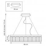 Люстра подвесная Lightstar 812186 Nibbler