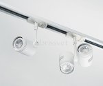 8130 white GU10 светильник для однофазной шины Italline