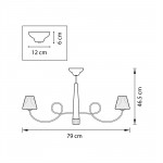 Люстра потолочная Lightstar 814093 Vortico