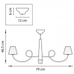 Люстра потолочная Lightstar 814094 Vortico