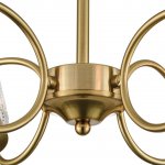 8154/8C COMFI LN25 медный/прозрачный, металл/стекло Потолочный светильник Е14 8*40W 220V IMANA