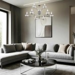 Люстра подвесная на цепи Odeon light 8155/9 LOLINA