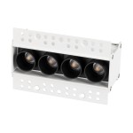 Светильник MS-ORIENT-BUILT-TRIMLESS-TC-S38x127-10W Warm3000 (WH-BK, 30 deg, 230V) Arlight 31924