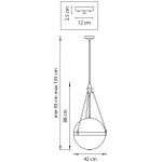 Люстра потолочная Modena Lightstar 816047