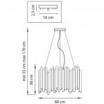 Люстра подвесная Savona Lightstar 816107