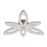 Светильник ФЛОРА белый d63 h12 Led 50,7W (4000K) Kink light 8168