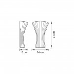 Светильник бра из муранского стекла Lightstar 820620 Zucche