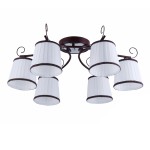 COLOSSEO optima 82136/6C коричневый/хром E27 6*60W