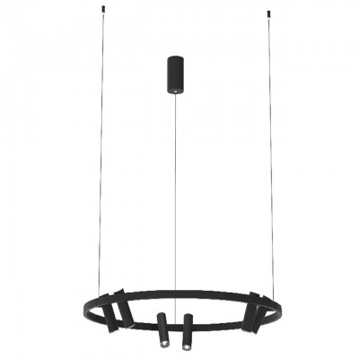 Подвесной светильник Тор-Флип черный h100 d60 Led 39W 4000K Kink light 8232,19 Подвесной светильник Тор-Флип черный h100 d60 Led 39W 4000K Kink light 8232,19