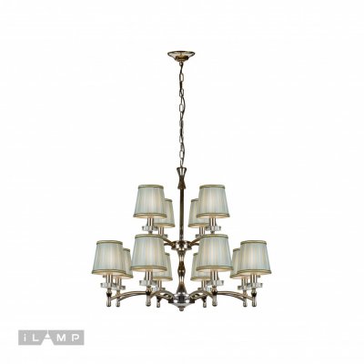 Подвесная люстра iLamp Olivia 82336/8+4 Хром Подвесная люстра iLamp Olivia 82336/8+4 Хром