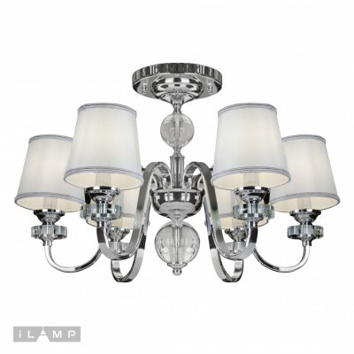 Потолочная люстра iLamp Vivia 82367/6 Хром Потолочная люстра iLamp Vivia 82367/6 Хром