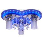 Потолочный светильник Экономсвет 8255/3+1WT CR RC RBPLED