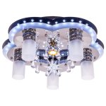 Светильник ЭкономСвет 8255/5+1BK+CR RC WT LED