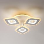 8255/62CL LEDIO LN 000 белый, металл/акрил Светильник потолочный с ПДУ LED 62W+подсветка 220V VIKKI