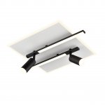 8256/40CL LEDIO белый/черный, металл/пластик Светильник потолочный LED 40W 3000-6500К 220V STELLS