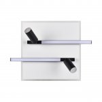 8256/40CL LEDIO белый/черный, металл/пластик Светильник потолочный LED 40W 3000-6500К 220V STELLS