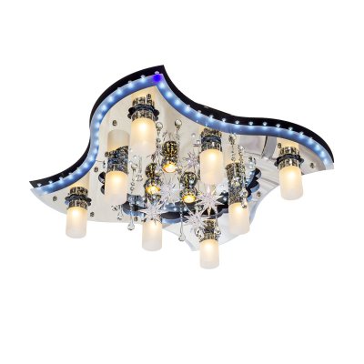 Светильник ЭкономСвет 8256/8+4BK+CR RC WT LED Светильник ЭкономСвет 8256/8+4BK+CR RC WT LED