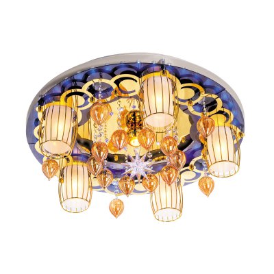 Светильник ЭкономСвет 8263/5+1WT+GD WT LED