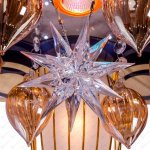 Светильник ЭкономСвет 8263/7+3WT+GD RC WT LED