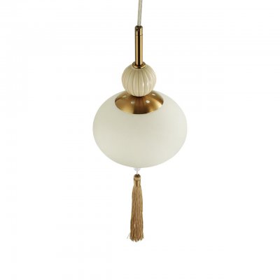 8272/1A NEOCLASSI латунь/бежевый/белый, металл/керамика/стекло Подвес Е14 1*40W 220V GLORIYA 8272/1A NEOCLASSI латунь/бежевый/белый, металл/керамика/стекло Подвес Е14 1*40W 220V GLORIYA