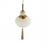 8272/1A NEOCLASSI латунь/бежевый/белый, металл/керамика/стекло Подвес Е14 1*40W 220V GLORIYA