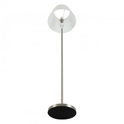 8274/1F CLASSI никель/белый/серый, металл/керамика/ткань Торшер Е27 1*60W 220V VERMONT