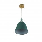 8275/1A CLASSI латунь/зеленый, металл/керамика/ткань Подвес Е14 1*40W 220V VERMONT