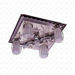 Потолочный светильник Экономсвет 8276/4+1BK+CR RC WT LED