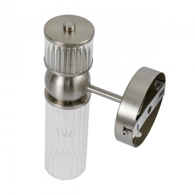 8277/1W MODERNI сатин никель/прозрачный, металл/стекло Бра Е14 1*40W 220V DENVER 8277/1W MODERNI сатин никель/прозрачный, металл/стекло Бра Е14 1*40W 220V DENVER